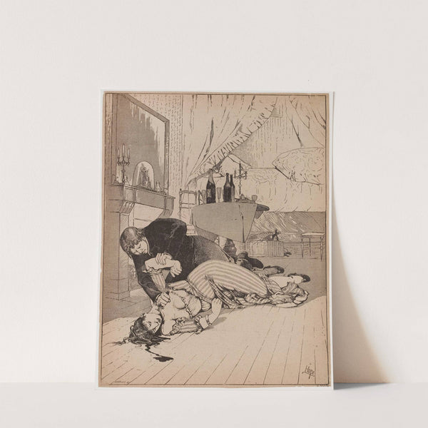 Crime dans une chambre by Léon Choubrac