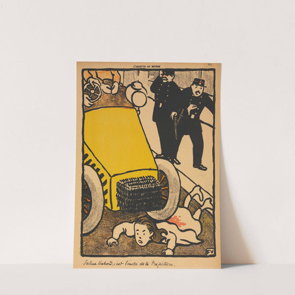 Crimes And Punishments; Help! Salute first… (1901) by Félix Vallotton