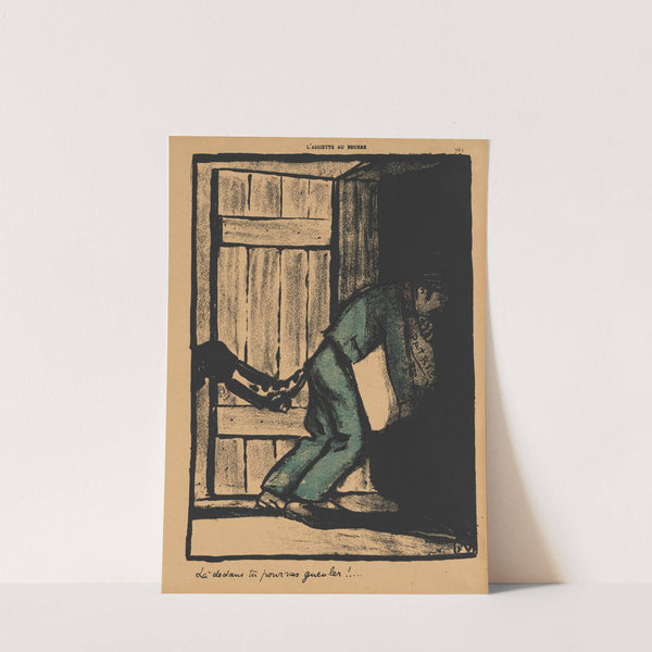 Crimes And Punishments; You can bawl… (1901) by Félix Vallotton