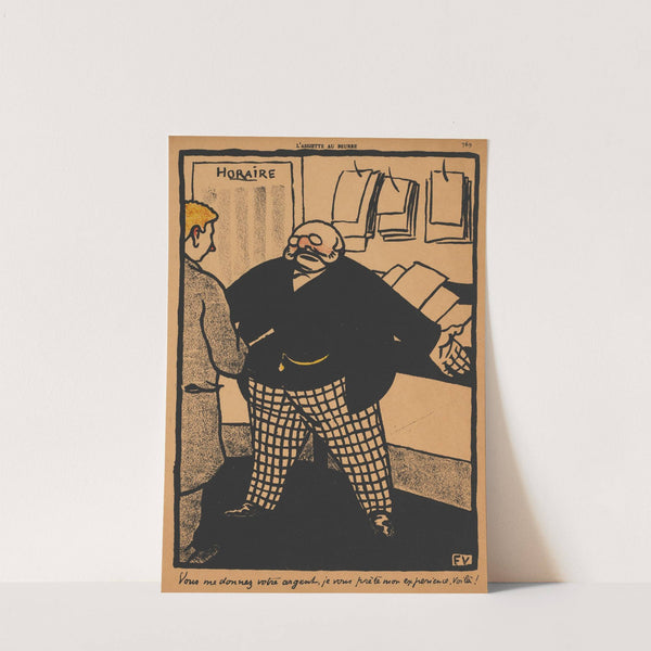 Crimes And Punishments; You give me your money… (1901) by Félix Vallotton