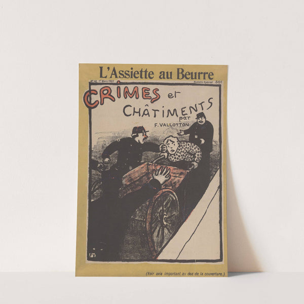 Crimes et châtiments – cover (1902) by Félix Vallotton