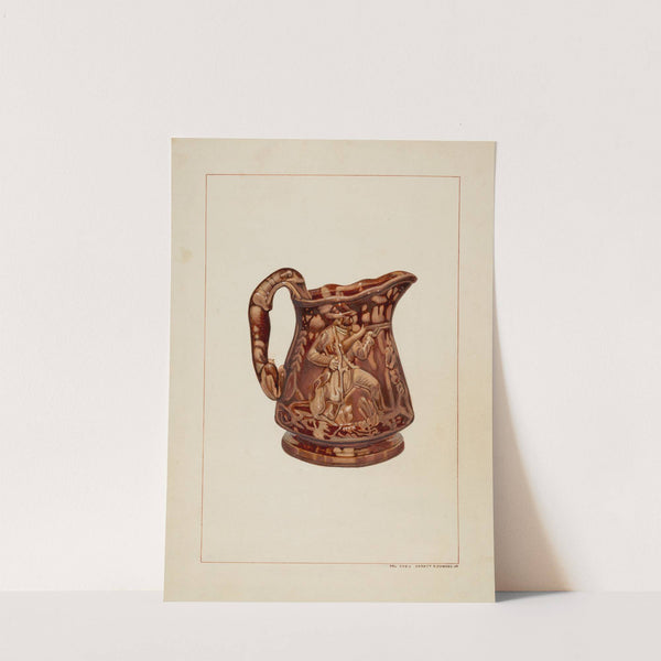 Crockery Pitcher (c. 1938) by Ernest A. Towers, Jr.