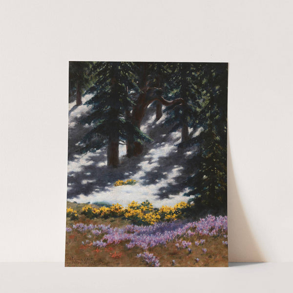 Crocuses and Marsh-Marigolds by Stanisław Witkiewicz