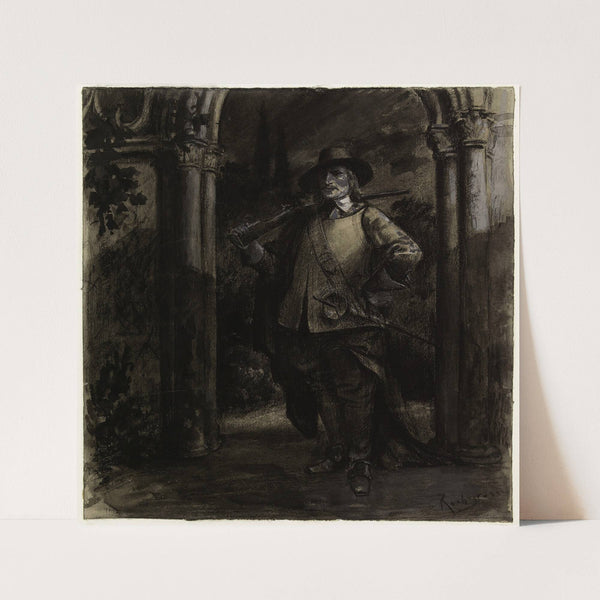 Cromwell (La Sentinelle) (1883) by Georges Antoine Rochegrosse