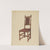 Cromwellian Leather Side Chair by Gilbert Sackerman