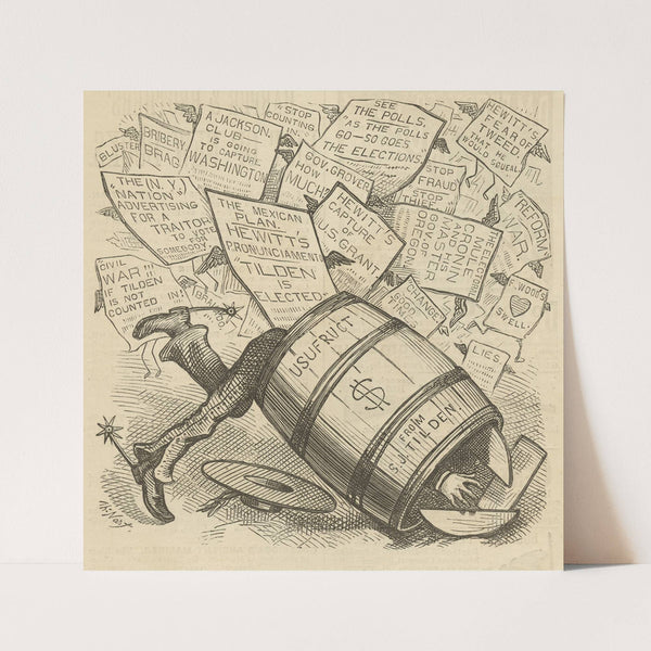 Cronin ‘organized himself’ Sketched from descriptions of newspaper reporters (1877) by Thomas Nast