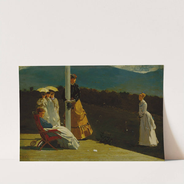 Croquet Match by Winslow Homer