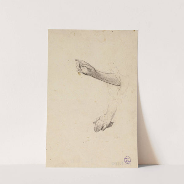 Croquis de main droite et de main gauche by Narcisse-Virgile Diaz de La Peña