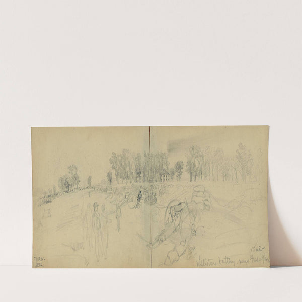 Cross the Rapidan (1860-1865) by Alfred Rudolph Waud