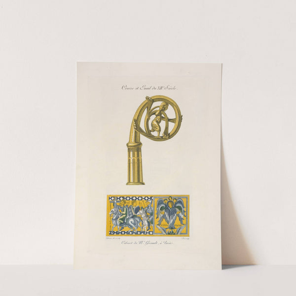 Crosse et email du XIIe. siècle. by Nicolas Xavier Willemin