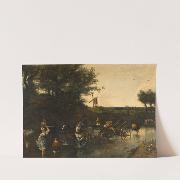 Crossing the Ford by Jan Siberechts