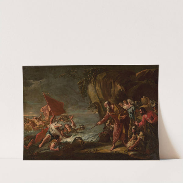 Crossing the Red Sea (18th century) by Gaspare Diziani