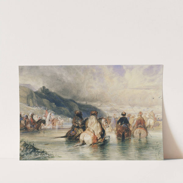 Crossing the River (c. 1841) by Alexandre-Gabriel Decamps