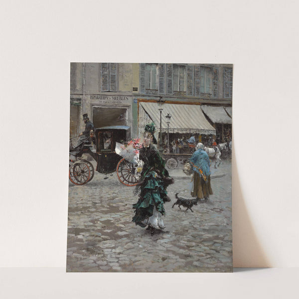 Crossing The Street by Giovanni Boldini