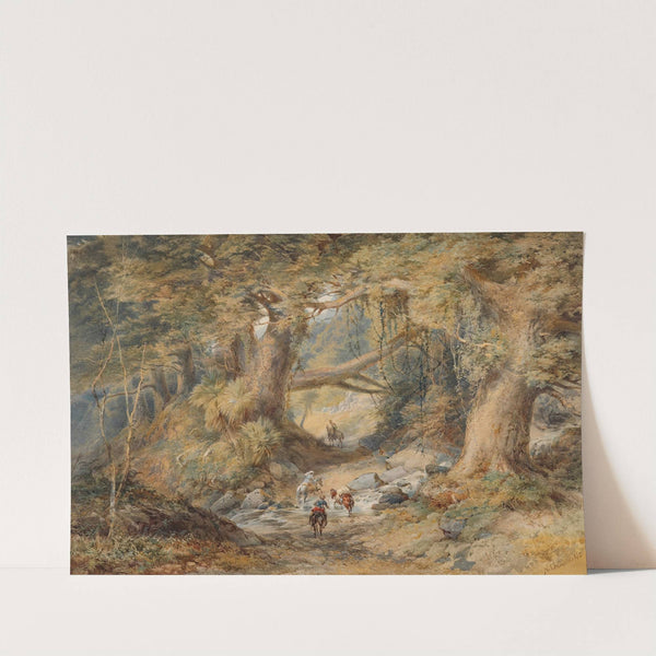 Crossing the Teremakau River by Nicholas Chevalier