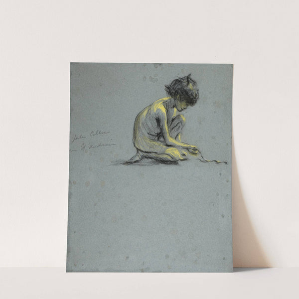 Crouching Boy with Snake by Alice Pike Barney