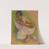 Crouching Tahitian Woman by Paul Gauguin