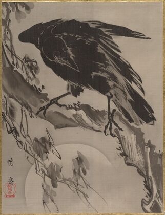 Crow and the Moon (ca. 1887)