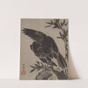 Crow on a Rock (ca. 1887) by Kawanabe Kyōsai