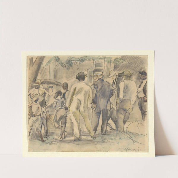 Crowd, Charleston by Jules Pascin
