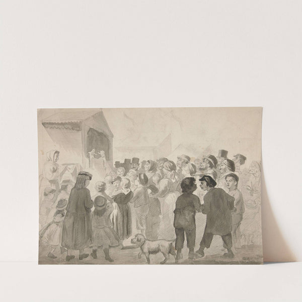 Crowd Scene by Edwin Austin Abbey