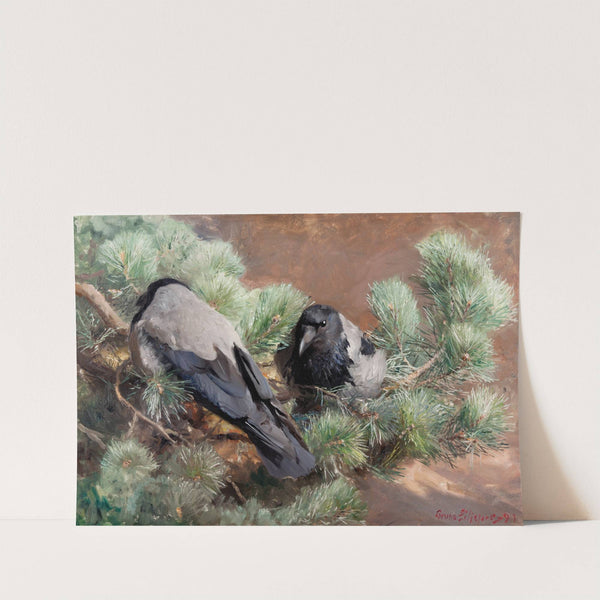 Crows (1891) by Bruno Liljefors