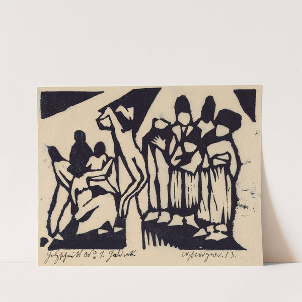 Crucifixion I by Wilhelm Morgner