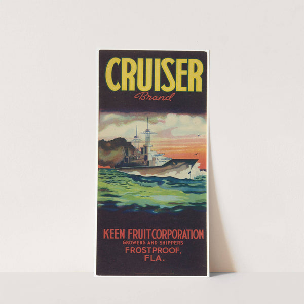 Cruiser Brand Fruit Label (1930-1950)