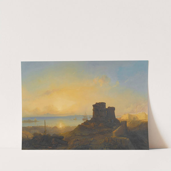 Crusader Castle On The Ottoman Coast by Jacob Jacobs