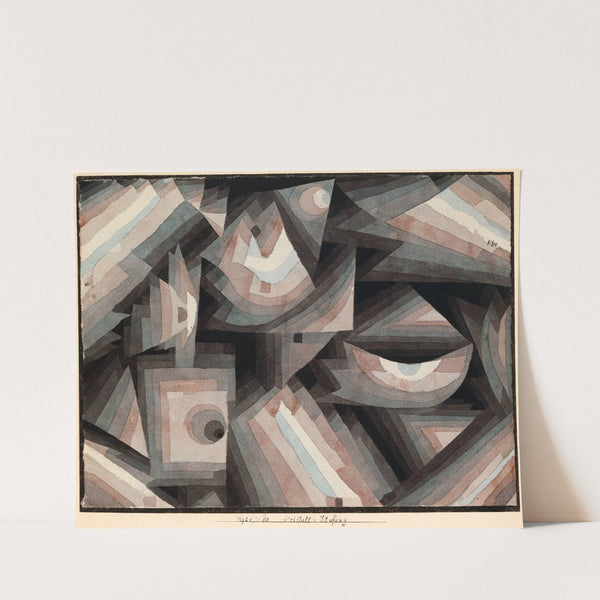 Crystal gradation by Paul Klee