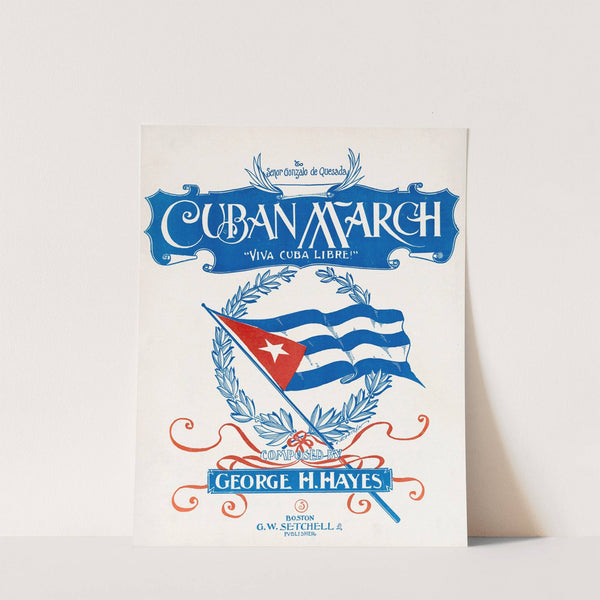 Cuban march 'Viva Cuba libre!' by E.S. Fisher