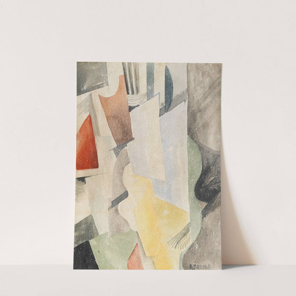 Cubist Study by Lyubov Popova