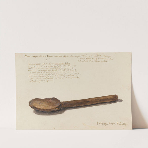 Cuillère de bois de la prison Maza (1871) by Armand Gautier