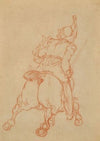 Cuirassier à cheval chargeant