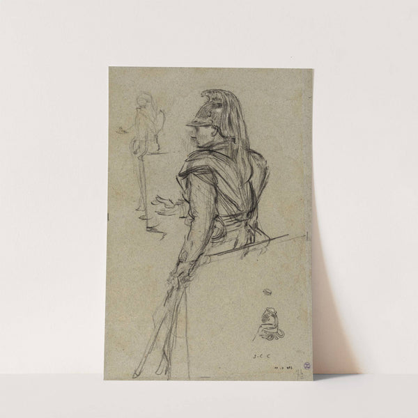 Cuirassier (Etude pour un Soir de fête) by Jean Charles Cazin