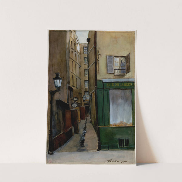 Cul de sac du Fiacre, 81 rue Saint Martin (1896) by F. Séguin