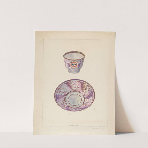 Cup and Saucer by Albert Camilli