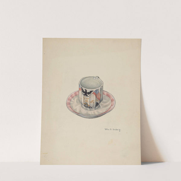 Cup and Saucer by William Ludwig