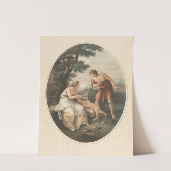 Cupid and Cephisa (1789) by Angelica Kauffmann