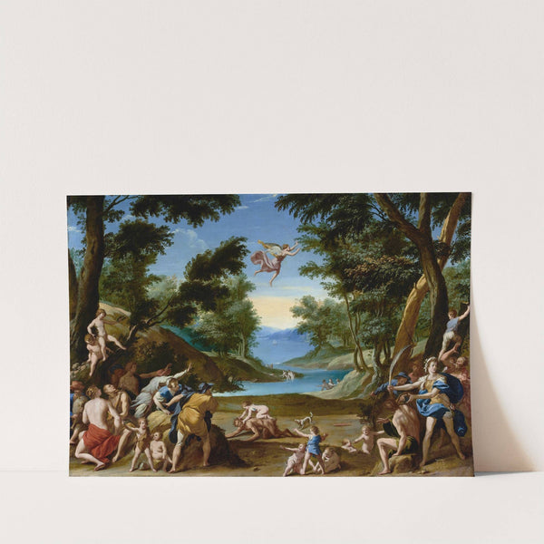 Cupid and Pan by Federico Zuccaro