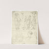 Cupid and Psyche, the Borghese dancers and part of another relief by David Humbert de Superville
