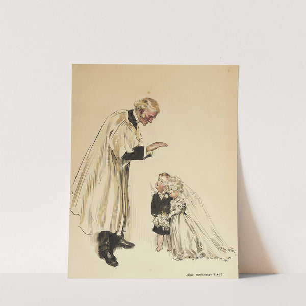 Cupid Getting Married (1911) by James Montgomery Flagg