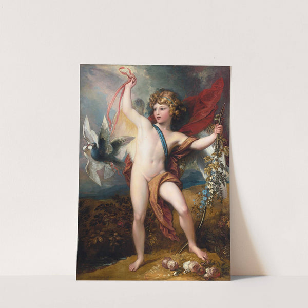 Cupid Releasing Two Doves (1798) by Benjamin West