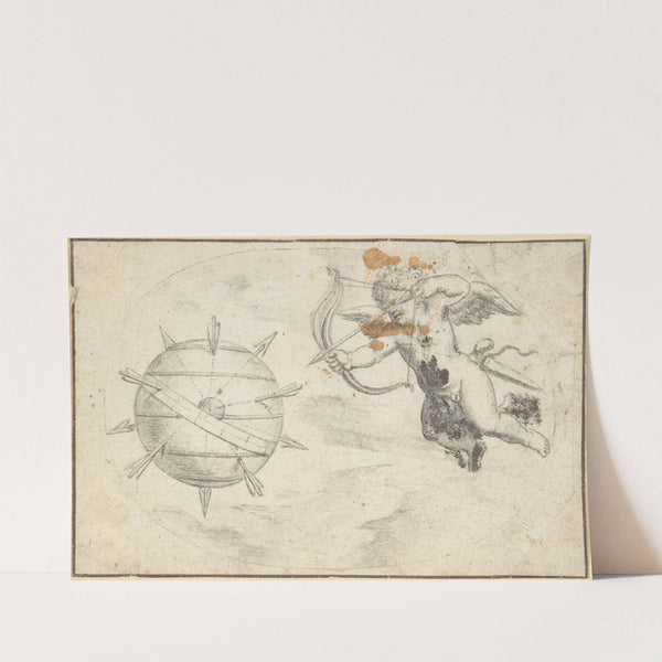Cupid Shooting Arrows at the World Globe (1608) by Otto van Veen