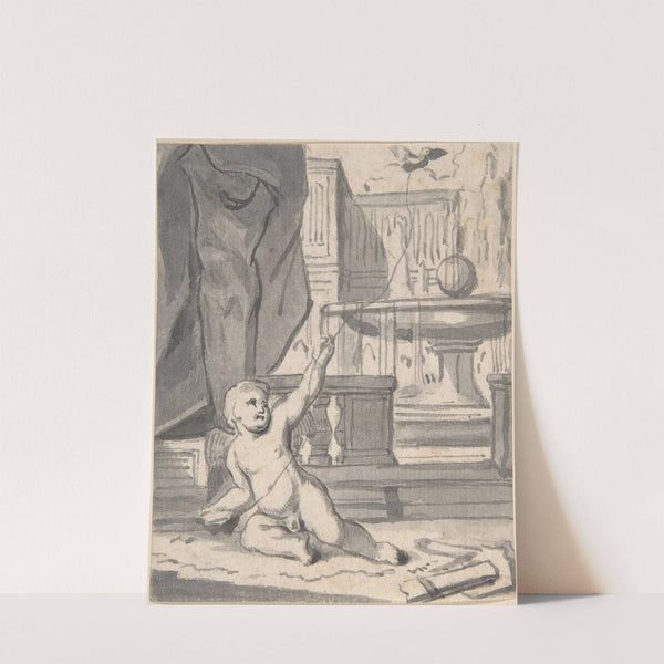 Cupid with a Bird on a String by Joseph Werner the Younger