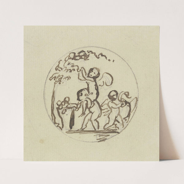 Cupids at the grape picking by Bertel Thorvaldsen