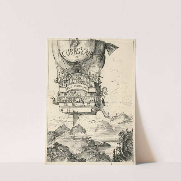 Cures d’air dans la montagne (1883) by Albert Robida