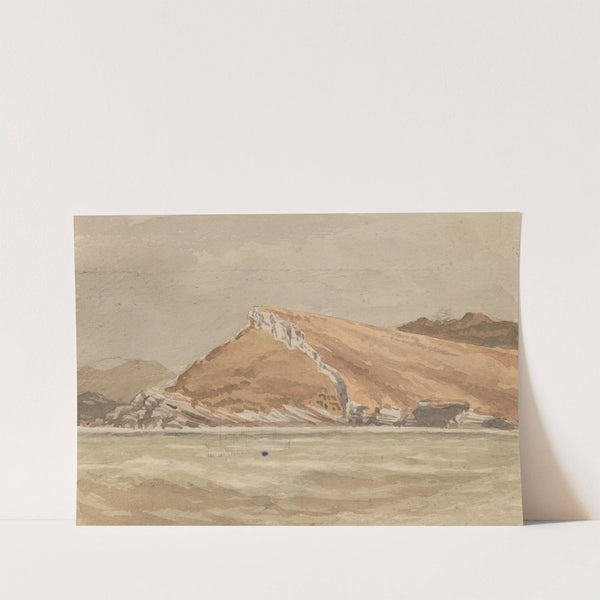 Curious cliff near Cape Farewell by William Marshall Cooper