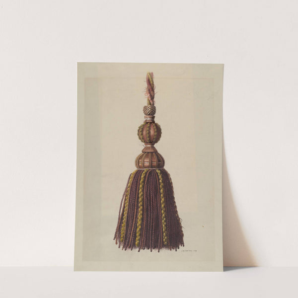 Curtain Tassel by J. Howard Iams