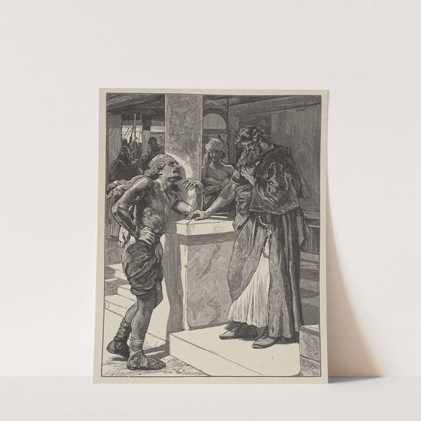 Cushi Brings to David News of the Death of Absalom (1881) by William Small